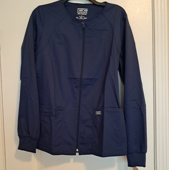 Cherokee core Stretch scrub jacket - Picture 1 of 5